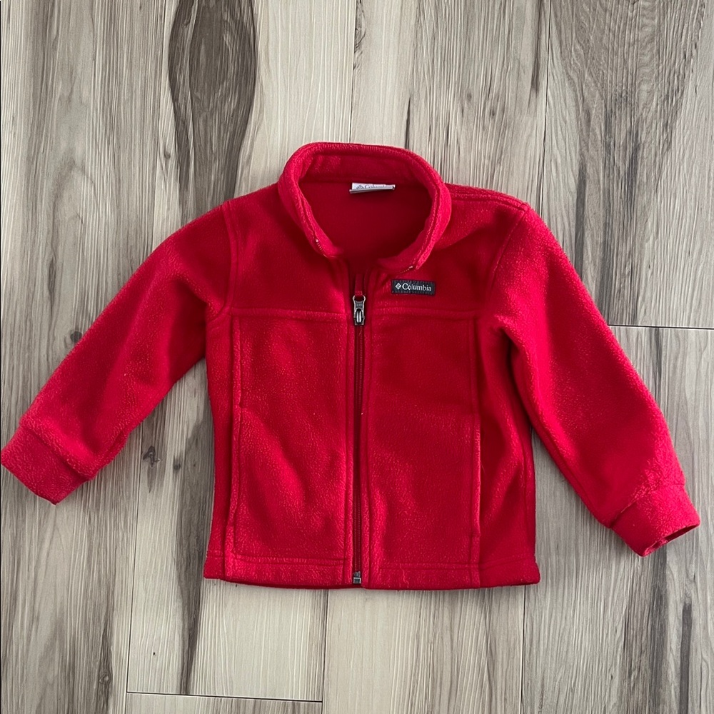 Columbia Vibrant Red Fleece Jacket